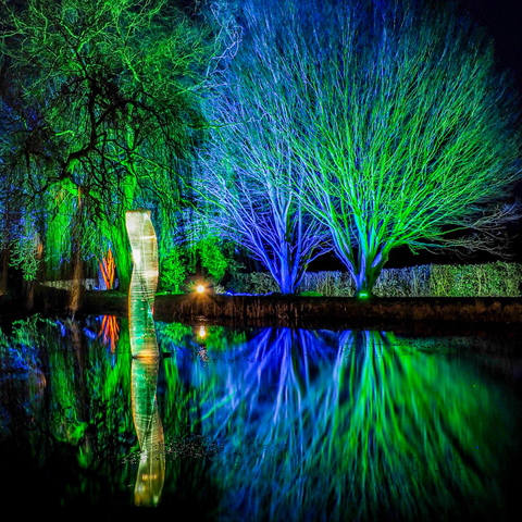 Spectacle of Light Haughley Park 2022 illuminated trail sculpture