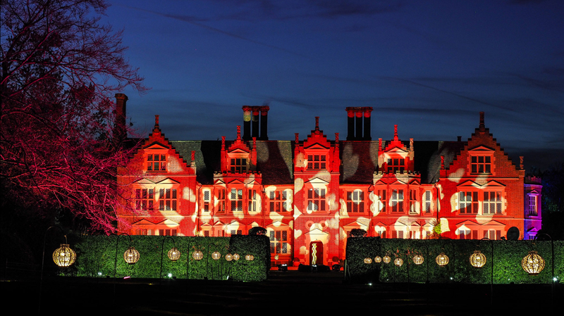 Spectacle of Light Haughley Park 2022 hearts for Valentines Day